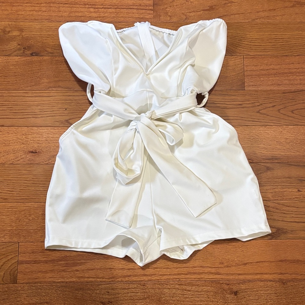 White One Piece Romper